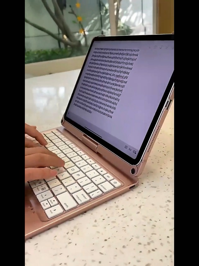 Amazon.com: Swivel Wireless Keyboard Case for iPad Pro 12.9